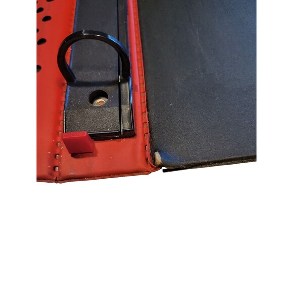 Vintage Mead Trapper Keeper Notebook DAMAGED Butterfly Lillypad - Picture 3 of 12